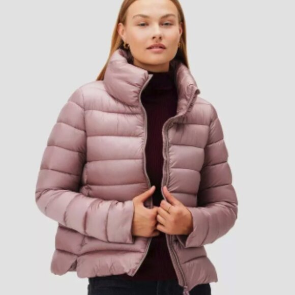 NWT Save the Duck Women's Elsie Puffer Jacket In Misty Rose sz Large - Picture 2 of 4